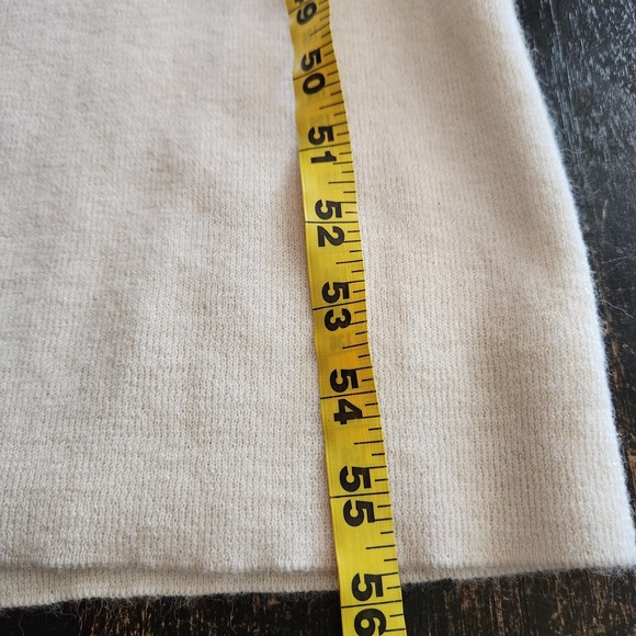 Lauren Manoogian Knit Maxi Dress Size 3 Large Baby Alpaca Organic Cotton Cream - Picture 8 of 13